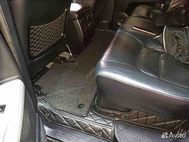 3Д коврики из экокожи toyota land cruiser 200