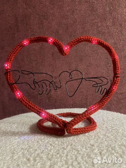 Вязаное Имя из трикотина