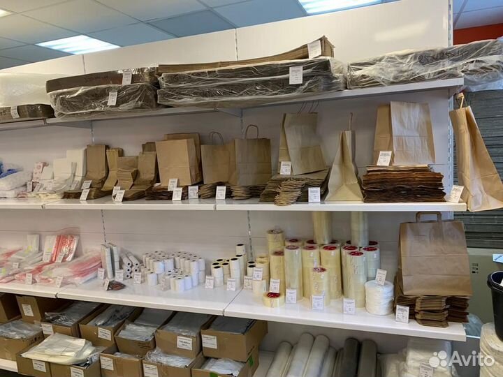 Пакеты бумажные с ручками, без ручек 