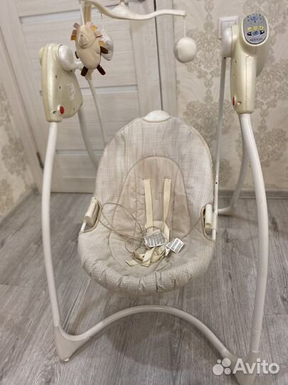 Детские качели бу для новорожденных шезлог детский