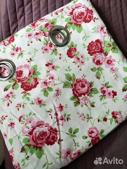 Шторы Розали IKEA на люверсах