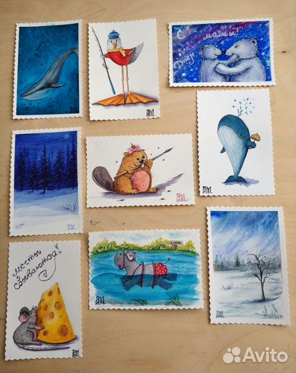 Картина акварель