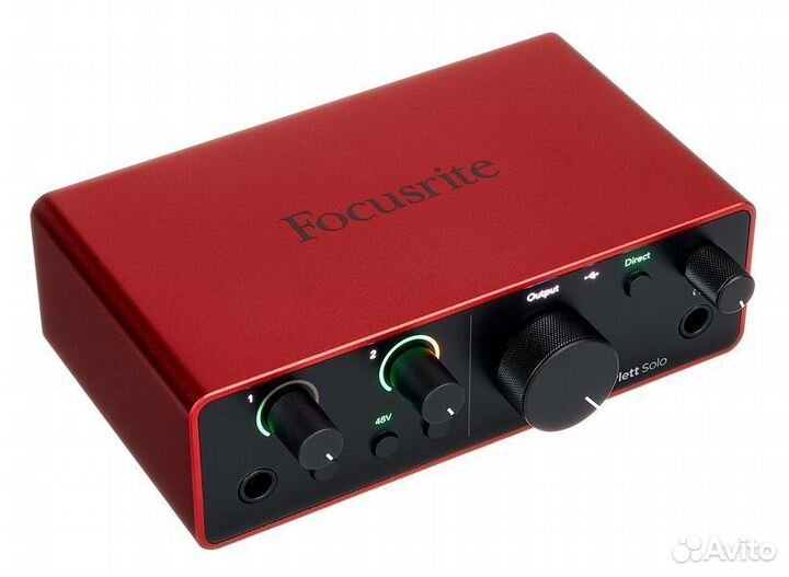 Аудиоинтерфейс Focusrite Scarlett Solo 4th Gen