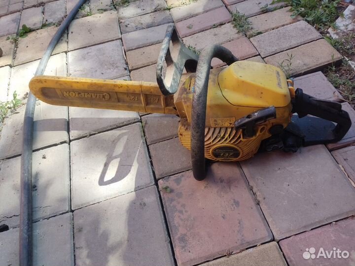 Бензопила Champion 137 40см (на запчасти)