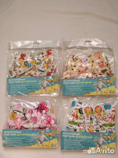 Новые многоразовые подгузники д/плавания GlorYes