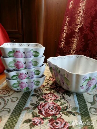 Набор Салатники СССР винтаж форфор