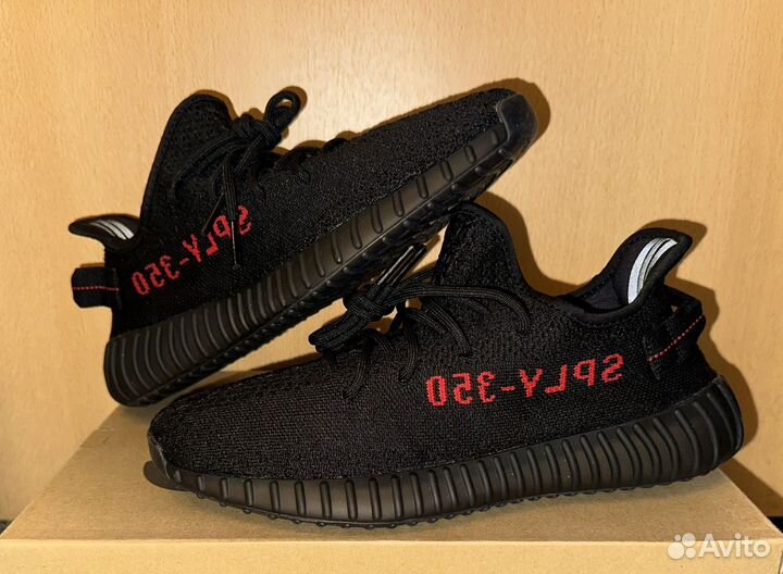 Adidas Yeezy Boost 350 v2 Black Red (оригинал)