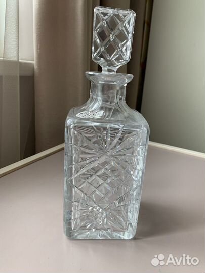 Штофы и графины хрусталь