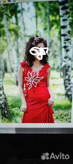 Вечернее платье в пол