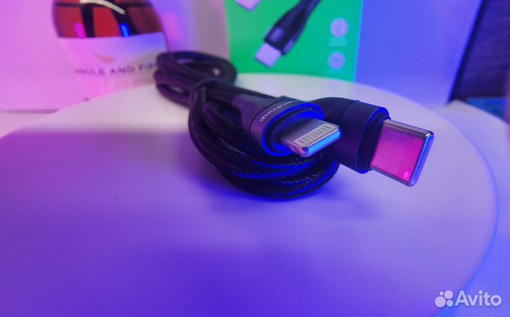 Кабель Borofone BX61 Source PD Lightning, черный