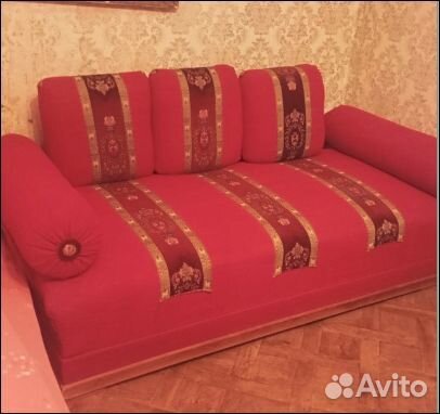 Раритет Диван сталинской эпохи с валиками и подушк