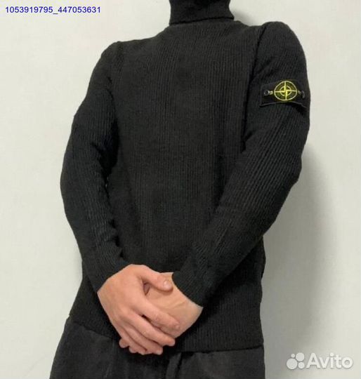 Stone island свитер с горлом вязаный (Арт.76789)