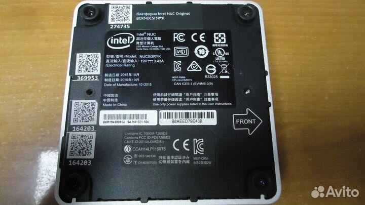 Платформа мини-компьютер intel NUC boxnuc5I3RYK