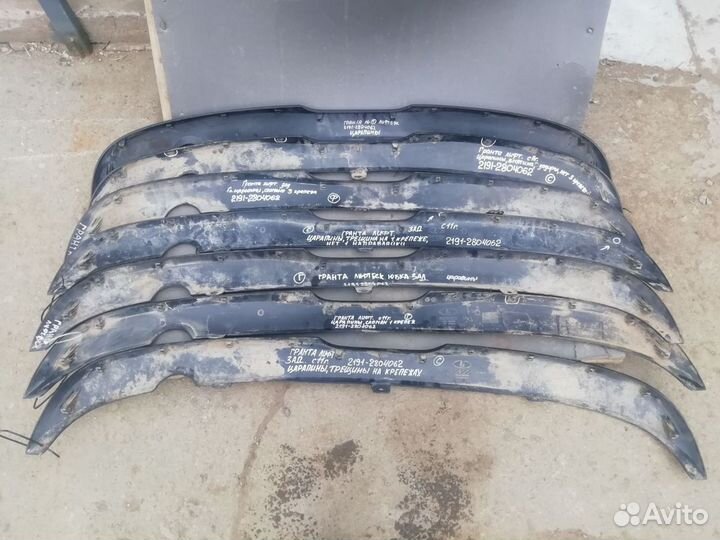 LADA Granta лифтбек 11-18г Юбка заднего бампера