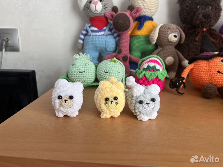 Вязанные игрушки ручной работы