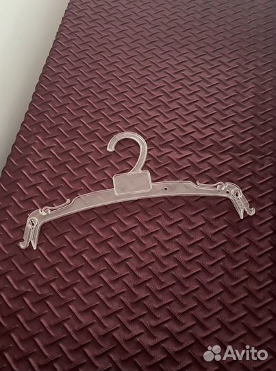 Плечики для нижнего белья пластик прозрачный