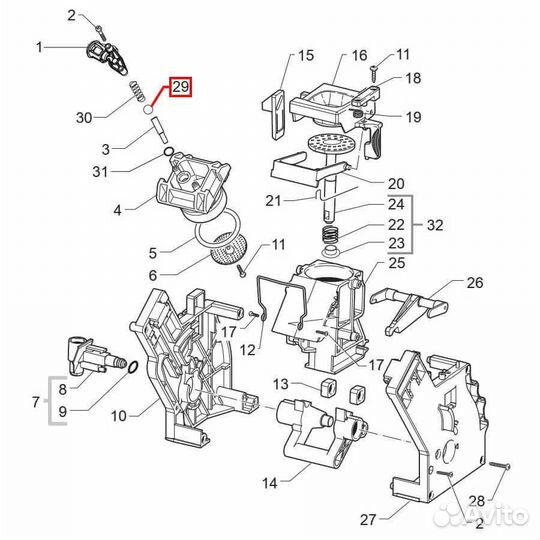 Шарик стеклянный 5 мм заварочного узла кофемашины