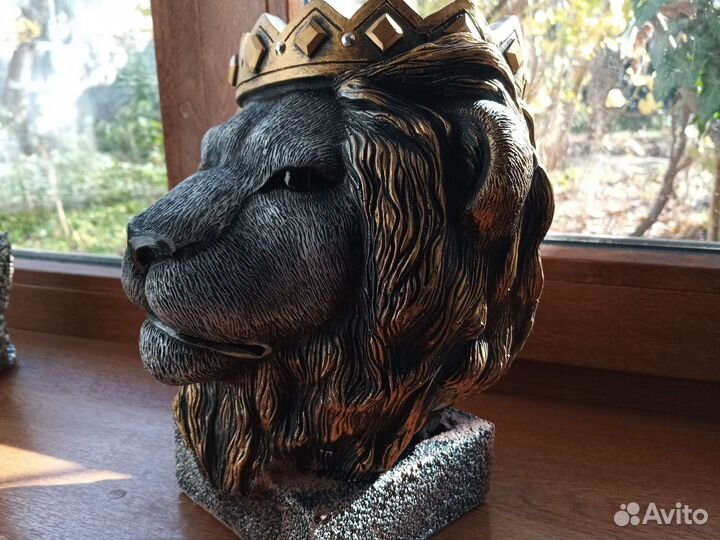 Статуя лев.копилка