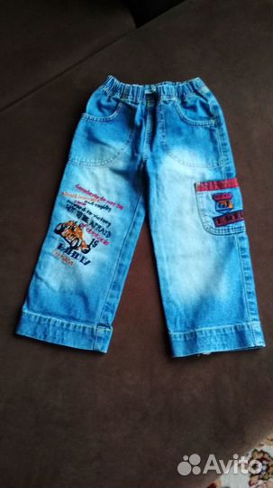 Джинсы и жилет