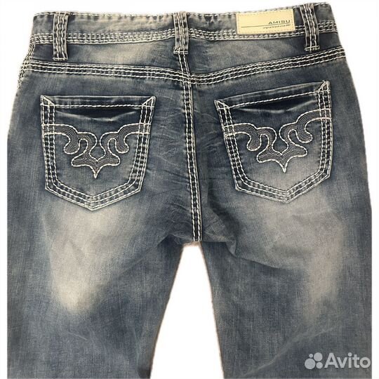 Джинсы 27 affliction type y2k