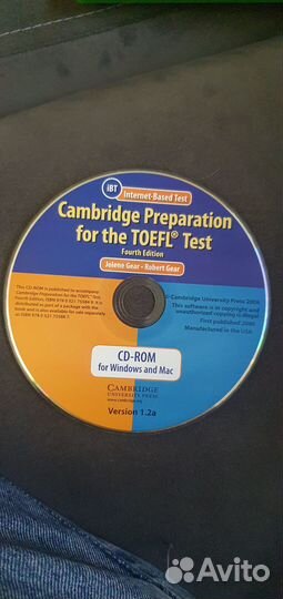 Диск PC учебный toefl
