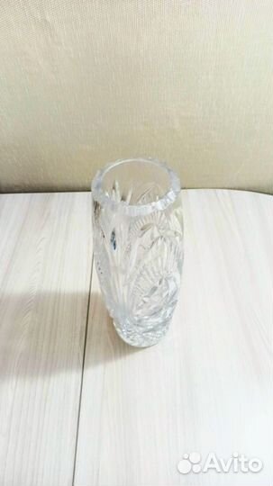 Ваза чешский хрусталь