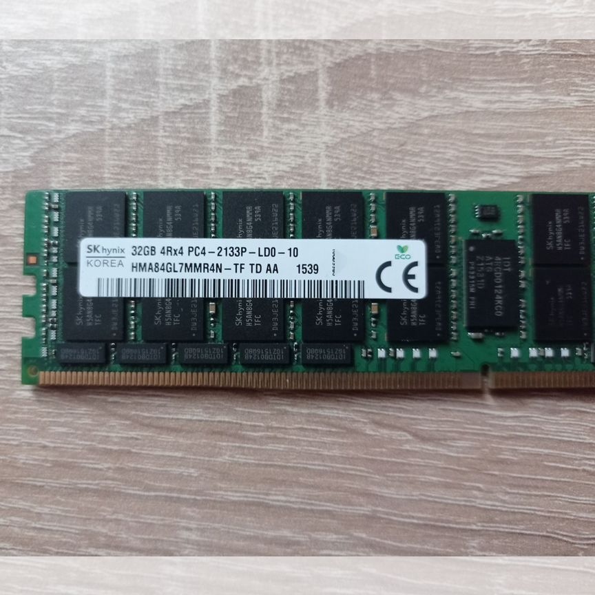 [HMA84GL7MMR4] 32 Gb 2133 Mhz 4rx4 Lrdimm Sk Hynix, Склад 1 Шт