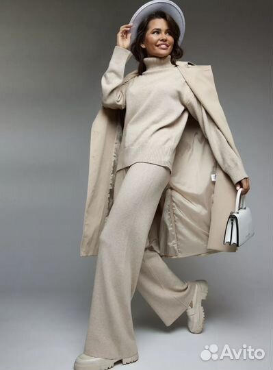 Вязанный костюм корея женский