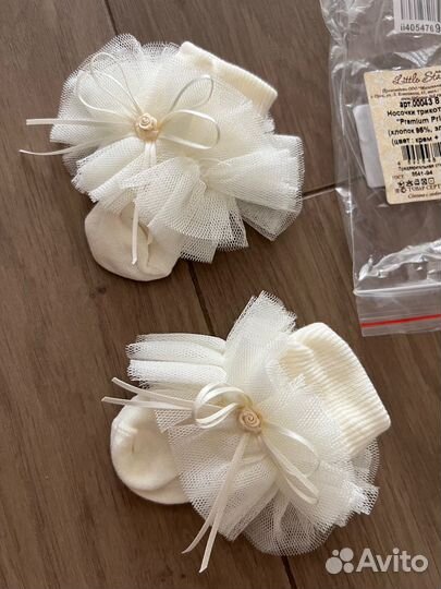 Носочки для новорожденного красивые