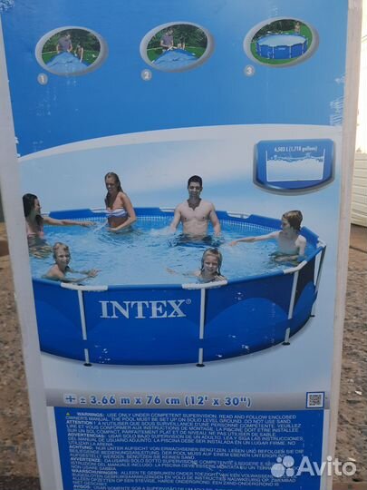 Каркасный бассейн бу