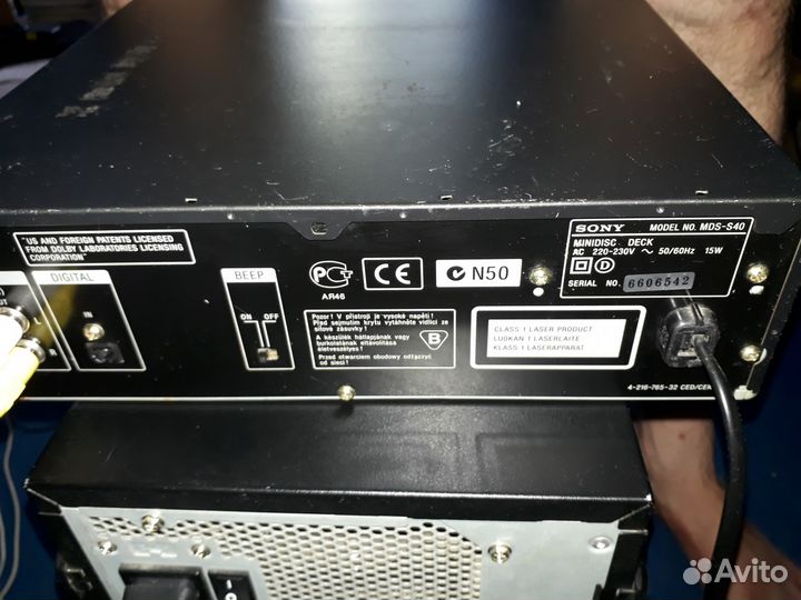 Минидисковая дека Sony MDS N40