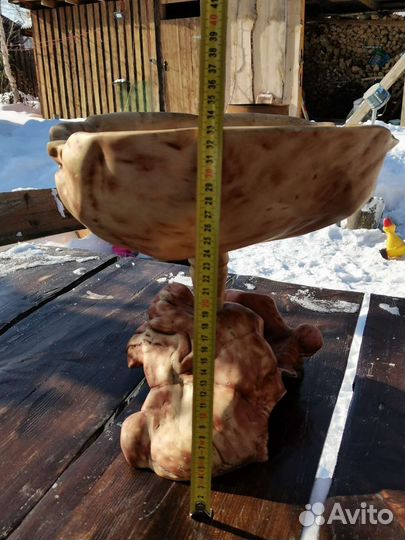 Конфетница и фруктовница из березового капа