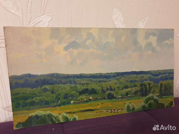 Картина пейзаж, Титов А.М. Народный худ