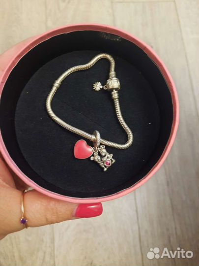 Pandora браслет с подвеской