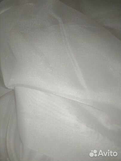 Тюль вуаль белый 8м