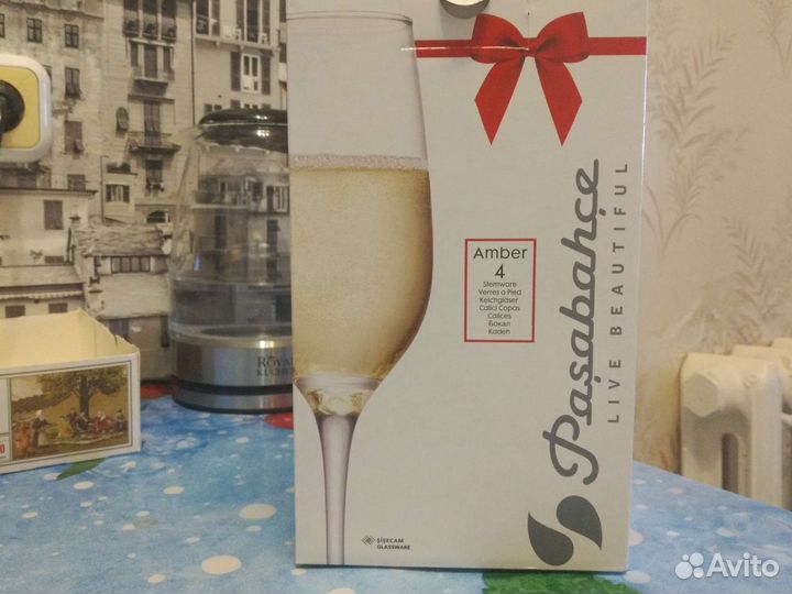 Бокалы для вина новые