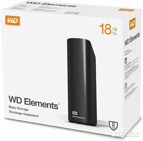 Внешний жесткий диск WD Elements 18 TB (гарантия)