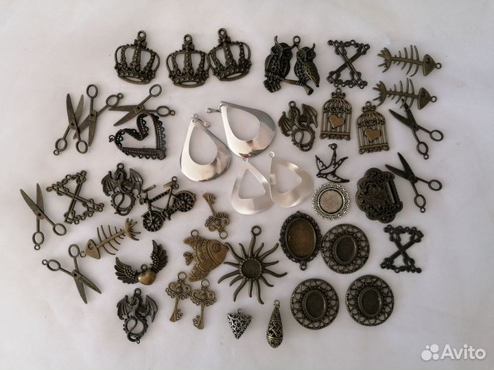 Подвески фурнитура для бижутерии скрапбукинга