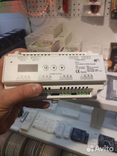 D12 Декодер DMX512 12-каналов 60А
