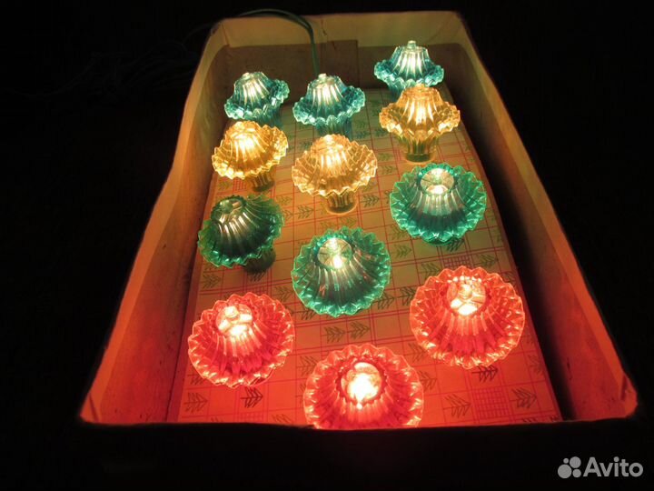 Новая Гирлянда Искорка 1 в коробке СССР