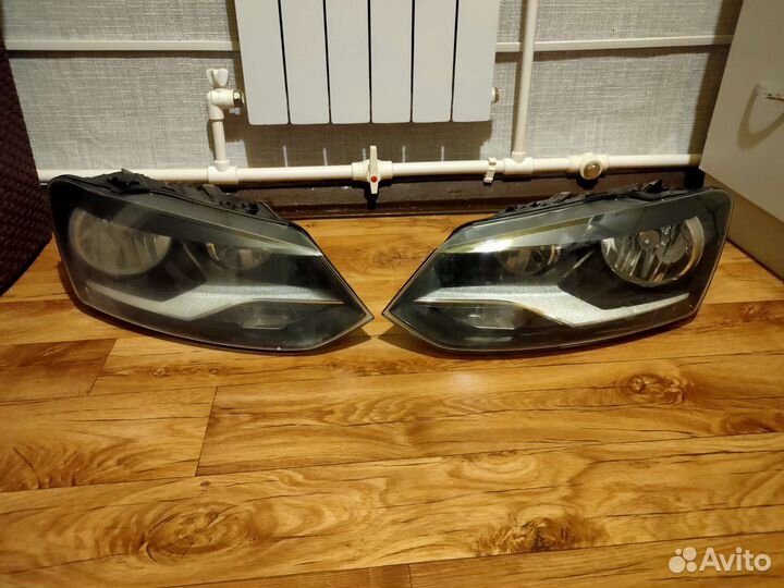 Передние фары polo sedan рестайлинг