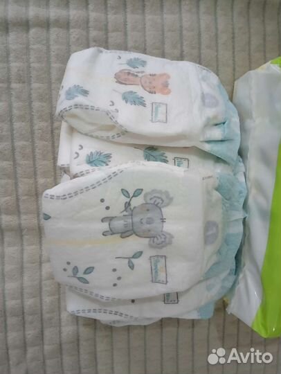 Подгузники от 0-5кг, до 6-11кг