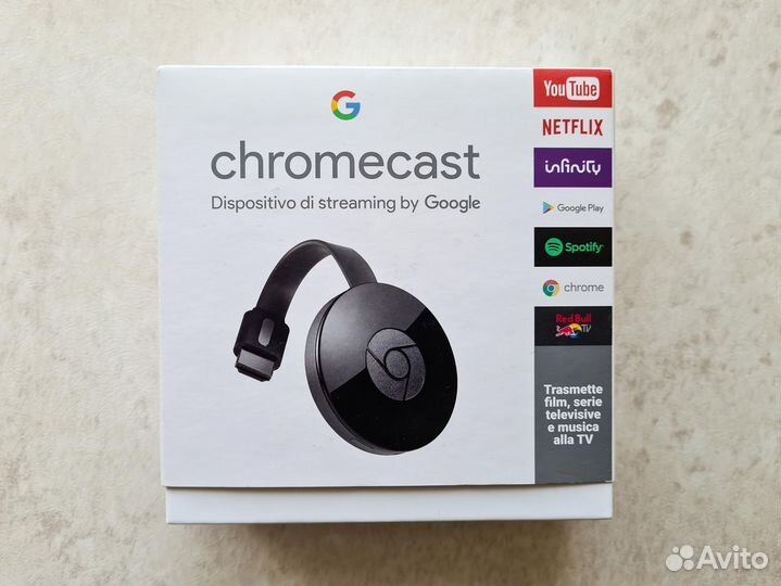 Медиаплеер Google Chromecast 2 / FHD / NC2-6A5