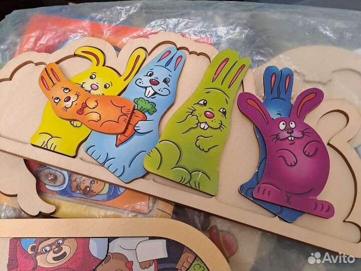 Пазл (дерево, картон, магнит)