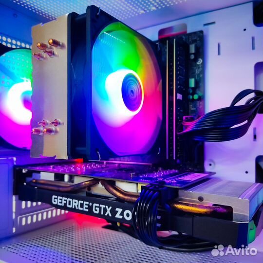 Игровой пк с гарантией Ryzen 3600 GTX 1660 Super