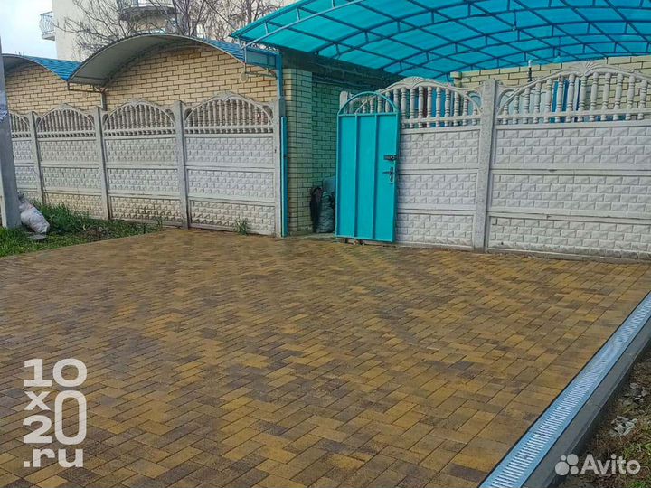 Тротуарная плитка, бордюры с завода