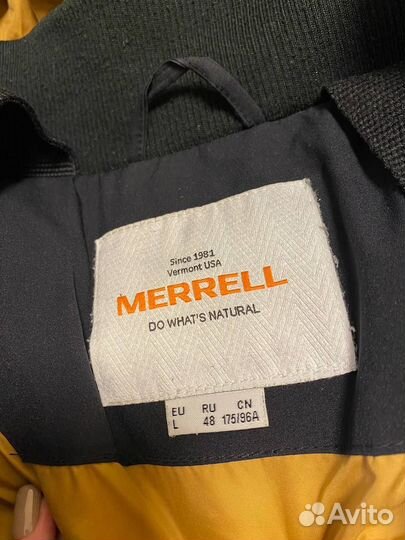 Пуховик мужской merrell