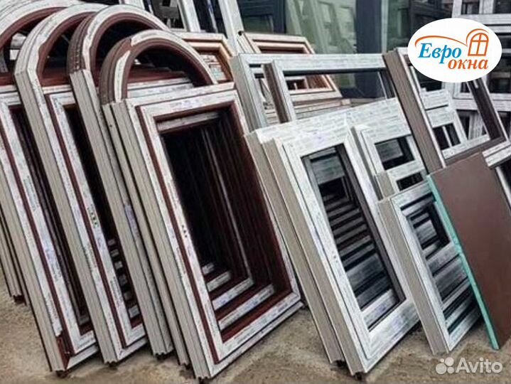 Окна пластиковые не б/у
