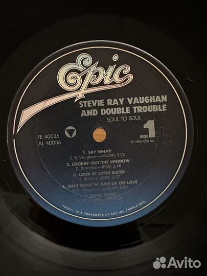 Stevie Ray Vaughan And Double Trouble Soul To Soul