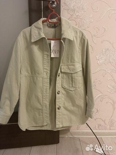 Куртка рубашка zara